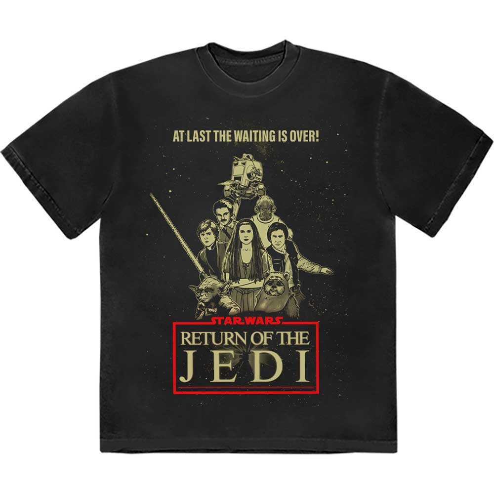 Star Wars | Return Of The Jedi Waiting Is Over - T-Shirt Black