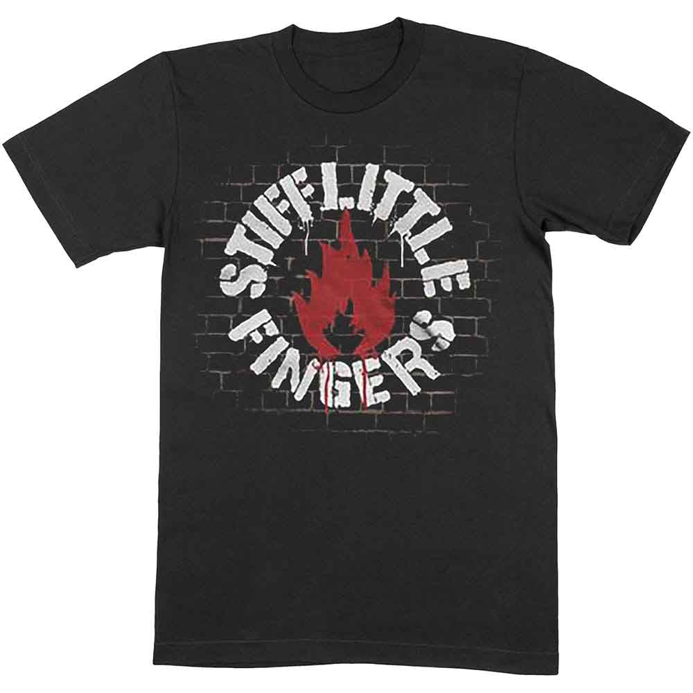 Stiff Little Fingers | Wall - T-Shirt Black