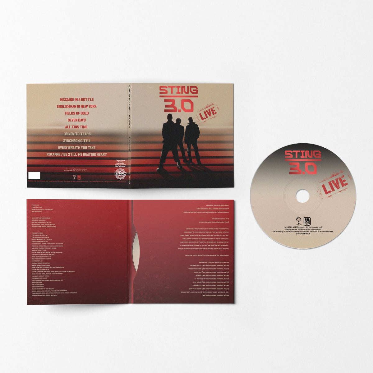 Sting | Sting 3.0 Live - CD