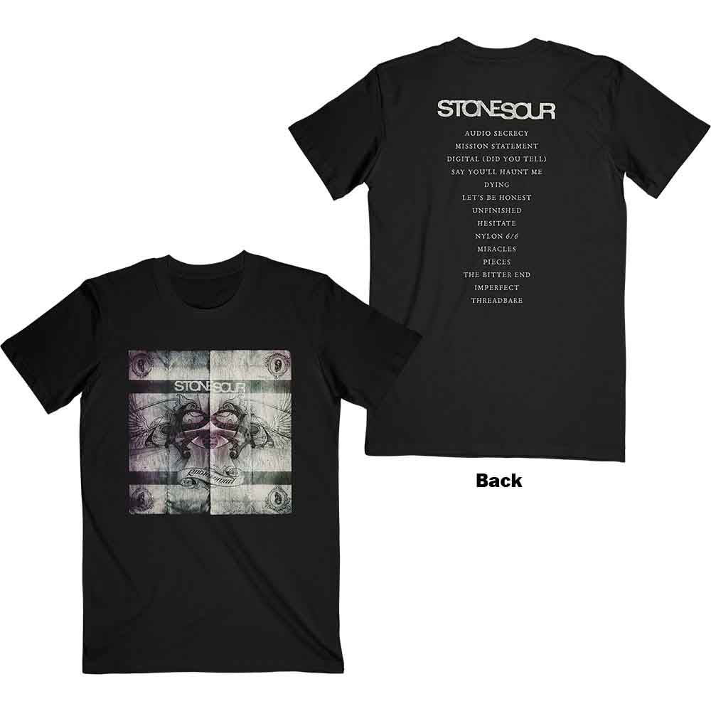 Stone Sour | Audio Secrecy Square - T-Shirt Black