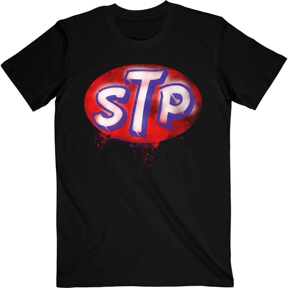 Stone Temple Pilots | Red Logo - T-Shirt Black
