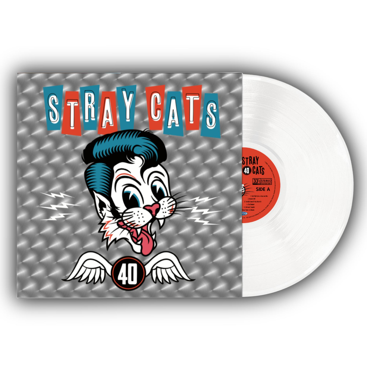 Stray Cats | 40 (Colored Vinyl, White, Reissue) - Vinyl