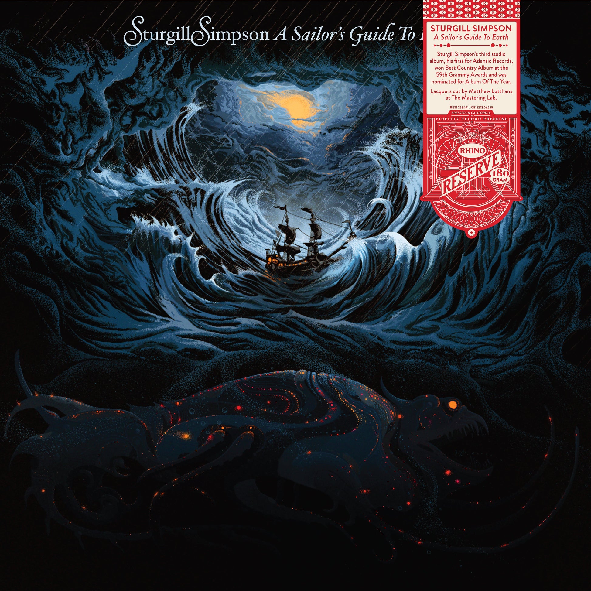 Sturgill Simpson | A Sailor's Guide to Earth [Explicit Content] (Limited Edition, 180 Gram Vinyl, Audiophile, Brick & Mortar Exclusive) - Vinyl