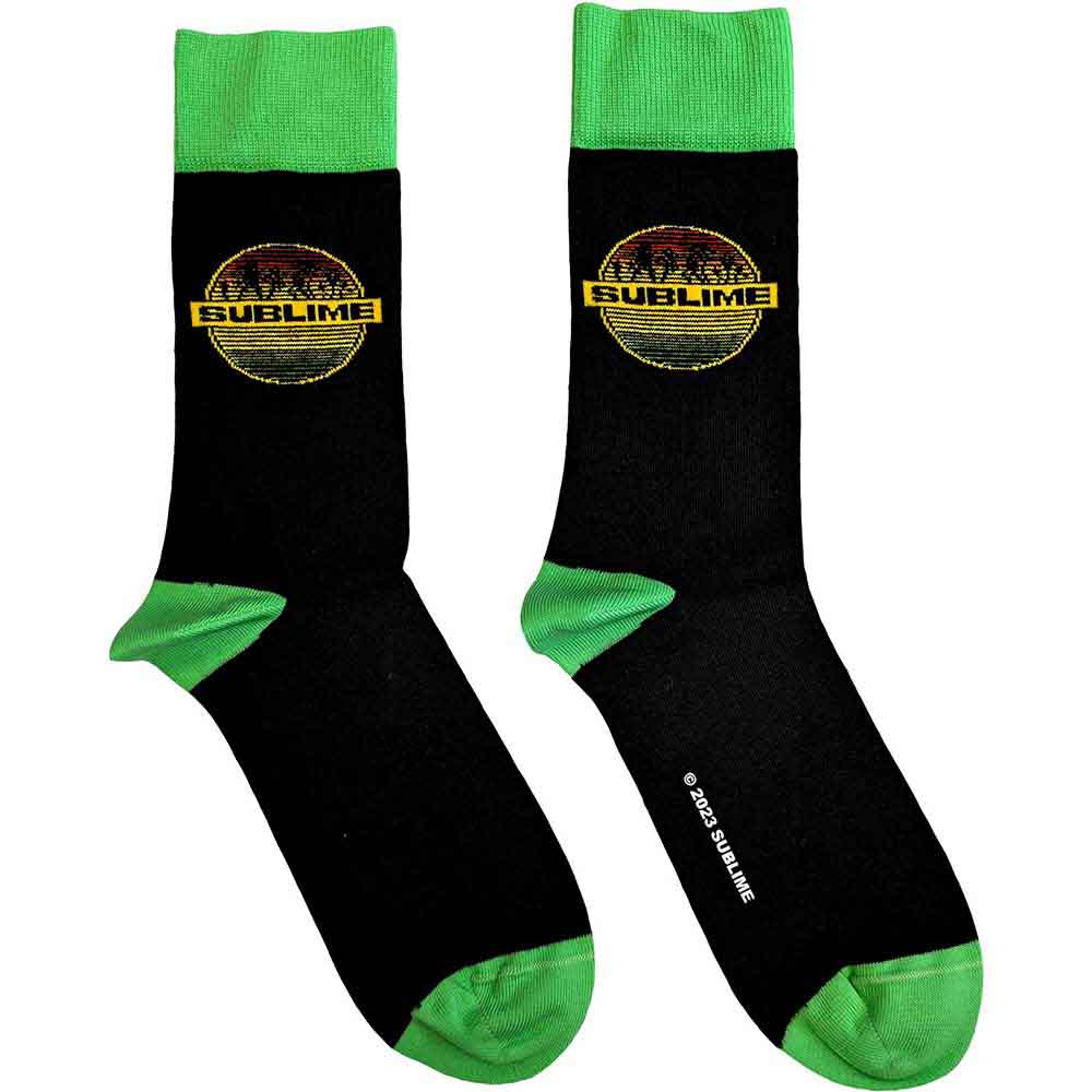 Sublime | Circle Logo - Socks Black