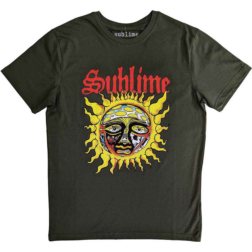 Sublime | Yellow Sun - T-Shirt Green