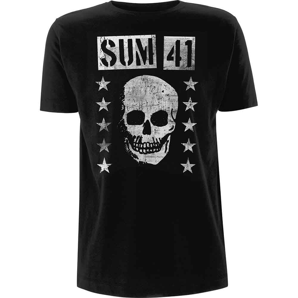 Sum 41 | Grinning Skull - T-Shirt Black