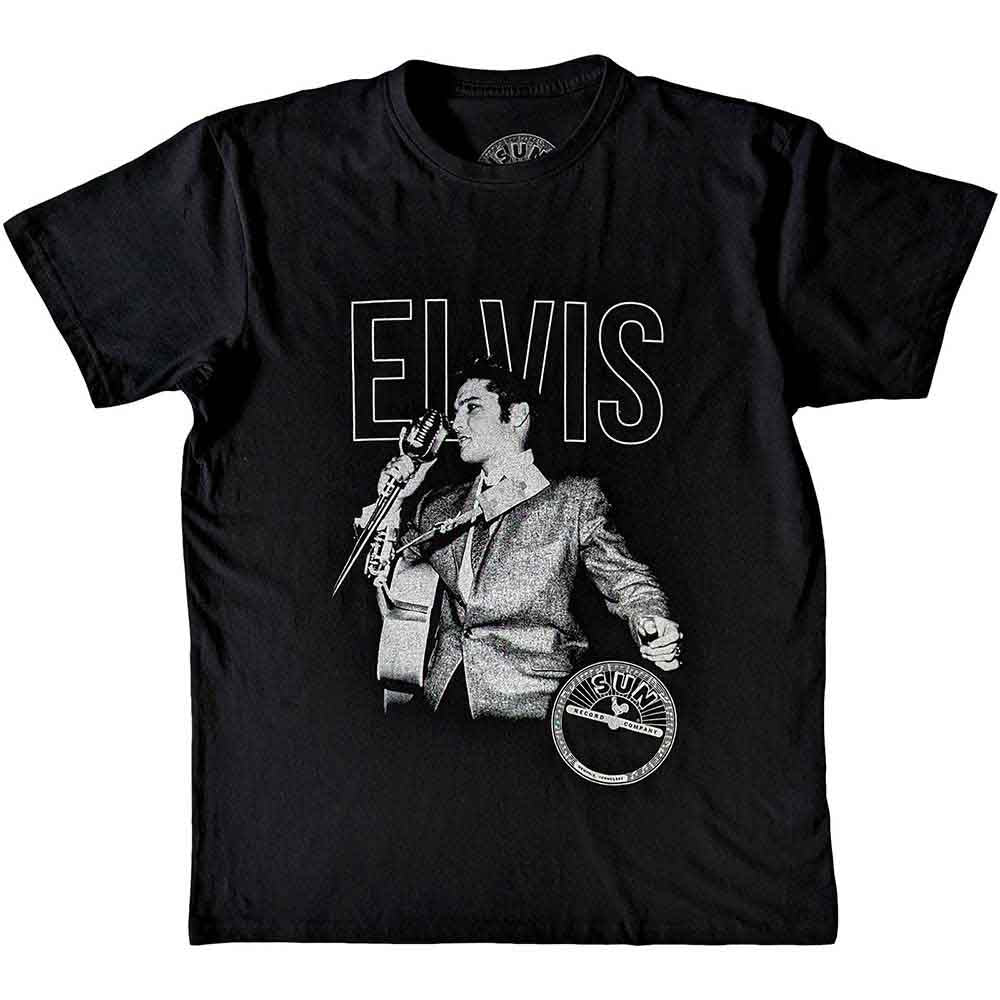 Sun Records | Elvis Live Portrait - T-Shirt Black
