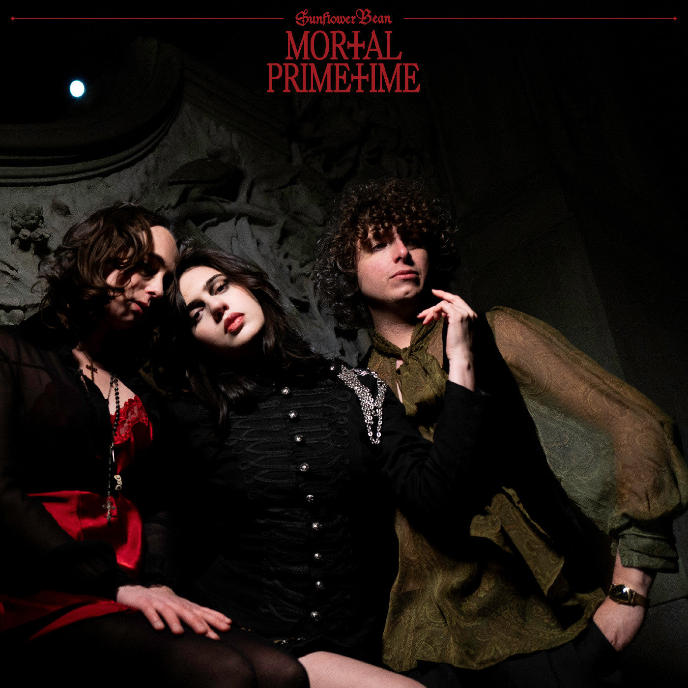 Sunflower Bean | Mortal Primetime (Indie Exclusive Transparent Red Vinyl) - Vinyl