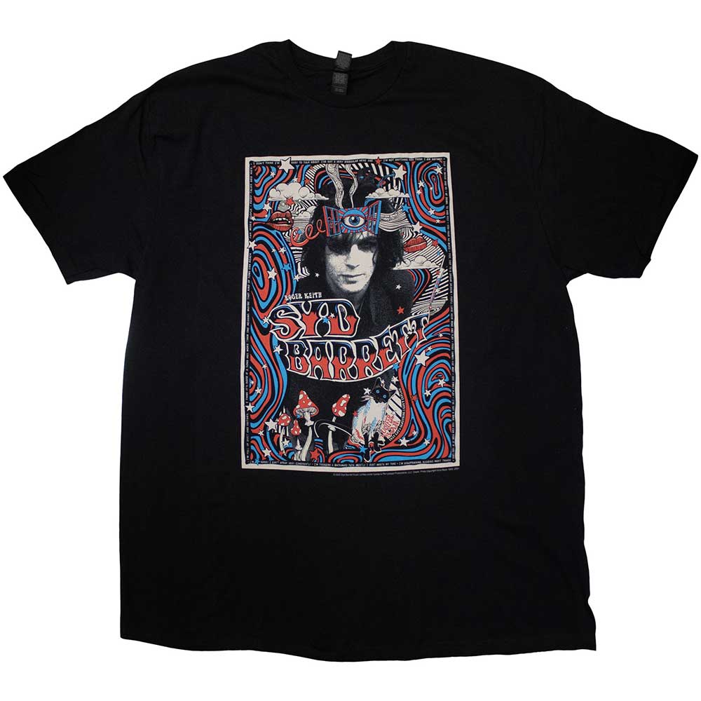 Syd Barrett | Melty Poster - T-Shirt Black