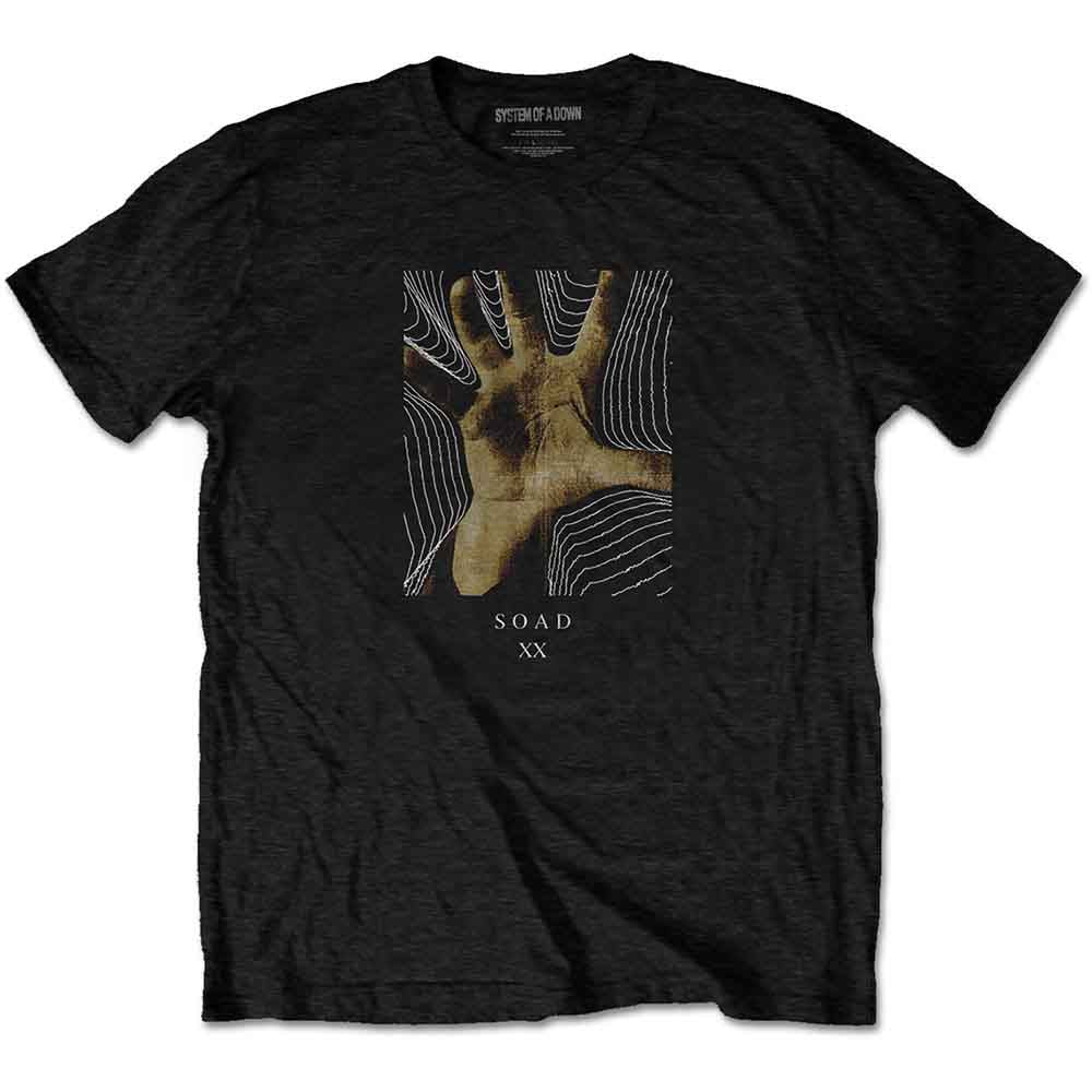 System Of A Down | 20 Years Hand - T-Shirt Black