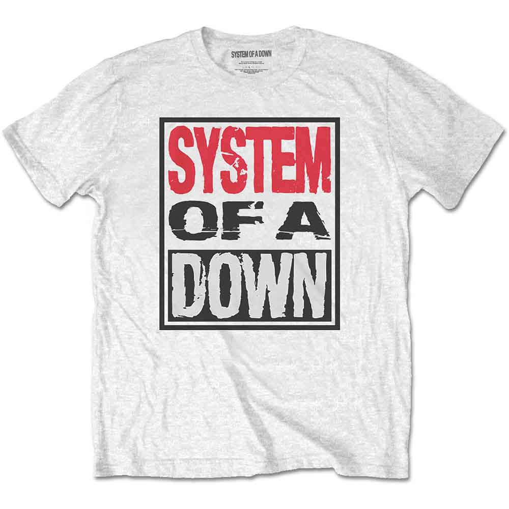 System Of A Down | Triple Stack Box - T-Shirt White