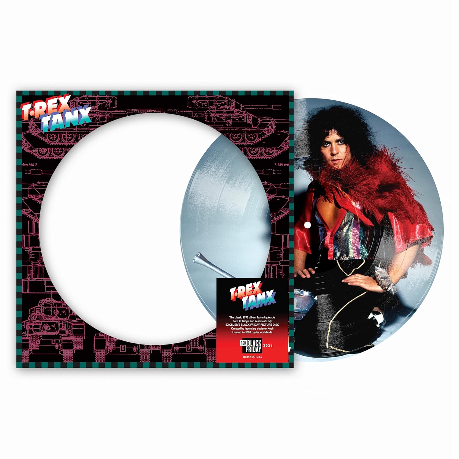 T. Rex | Tanx (Limited Edition, Picture Disc Vinyl) (Black Friday 2024) - Vinyl