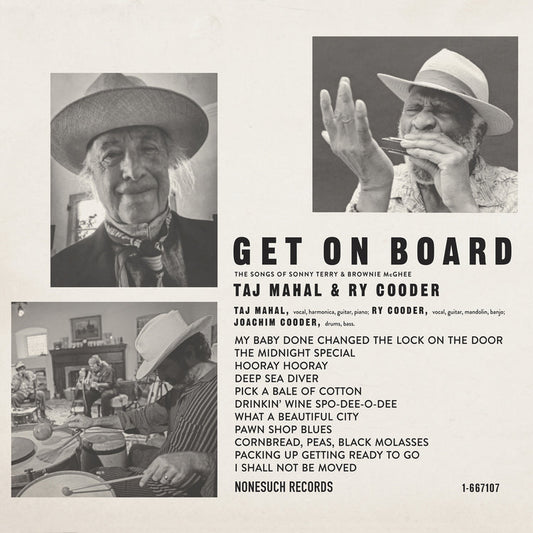 Taj Mahal & Ry Cooder | Get On Board - Vinyl