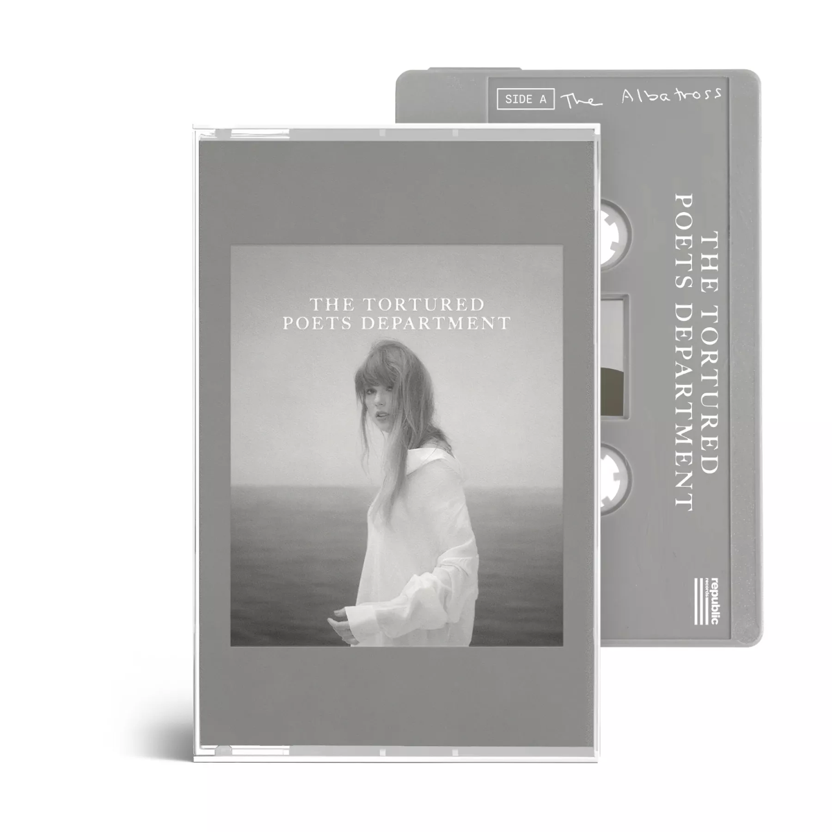 Taylor Swift | THE TORTURED POETS DEPARTMENT (THE ALBATROSS COVER) (GRAY JEWEL CASE) (CASSETTE) - Cassette