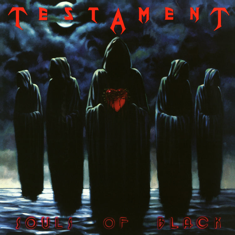 Testament | Souls Of Black (1LP Sleeve) [Red Black Splatter] - Vinyl