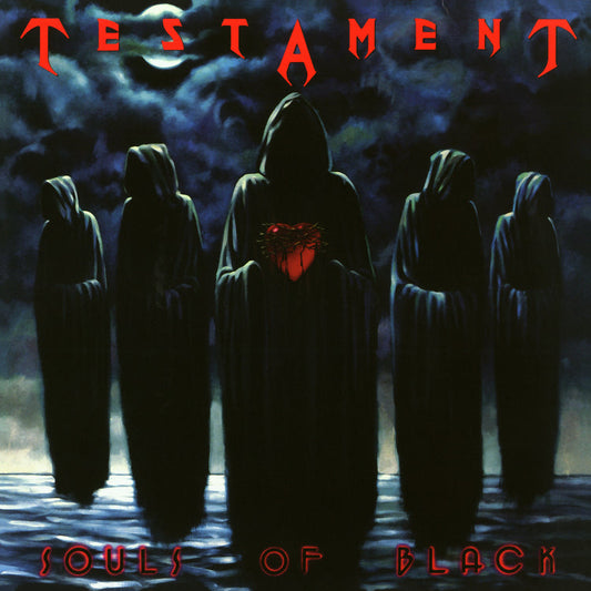 Testament | Souls Of Black (1LP Sleeve) [Red Black Splatter] - Vinyl