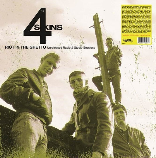 THE 4 SKINS | Riot In The Ghetto: Unreleased Radio & Studio Sessions (Red Vinyl) - Vinyl