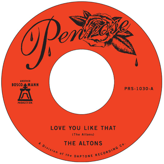 The Altons | Love You Like That B/W I Try I Try - Vinyl