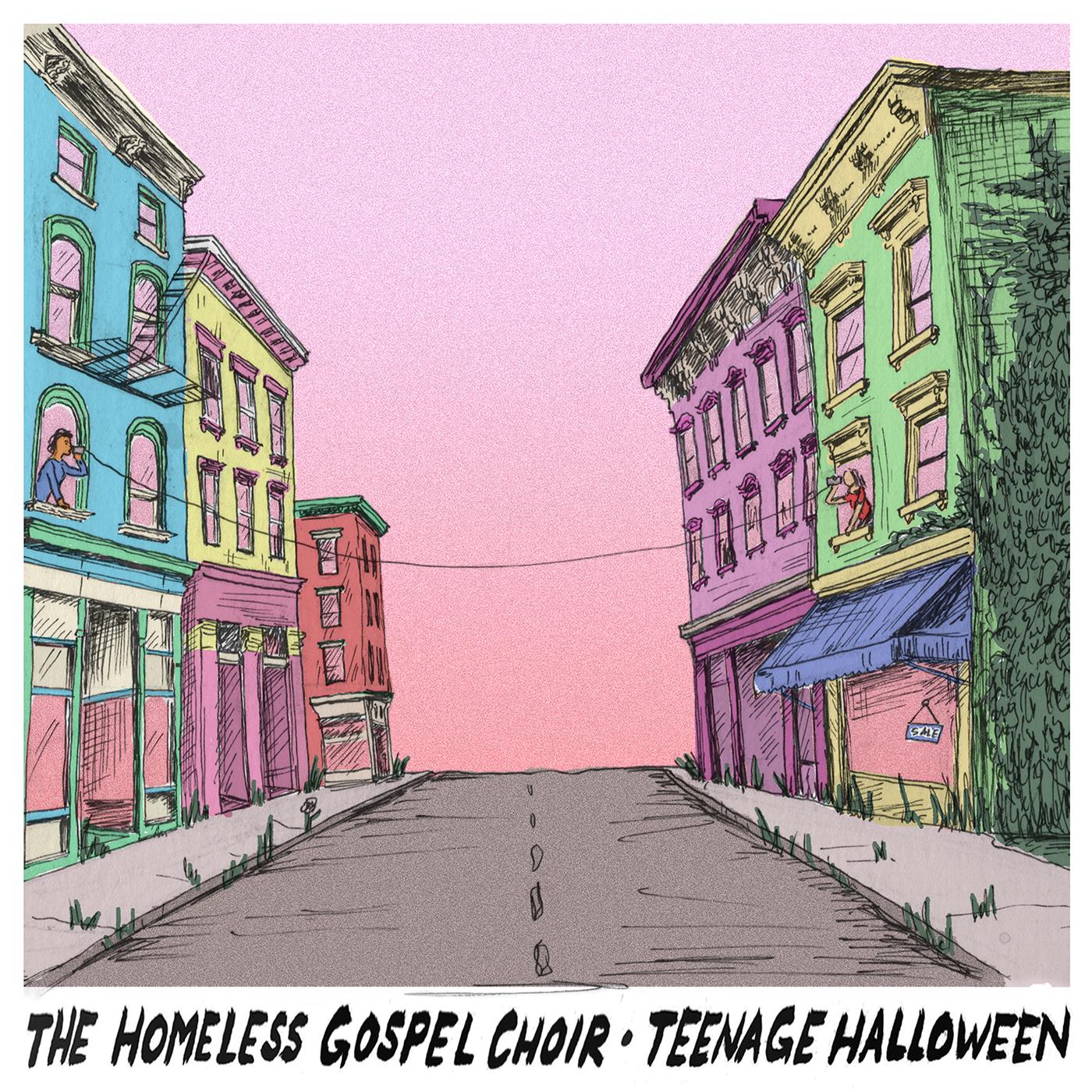 The and Teenage Halloween Homeless Gospel Choir | The Homeless Gospel Choir • Teenage Halloween (OPAQUE YELLOW VINYL) - Vinyl