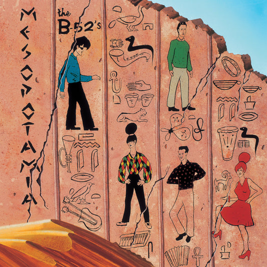 The B-52’s | Mesopotamia (Ultra Clear w/ Orange Splatter Vinyl) (Rocktober Exclusive) - Vinyl