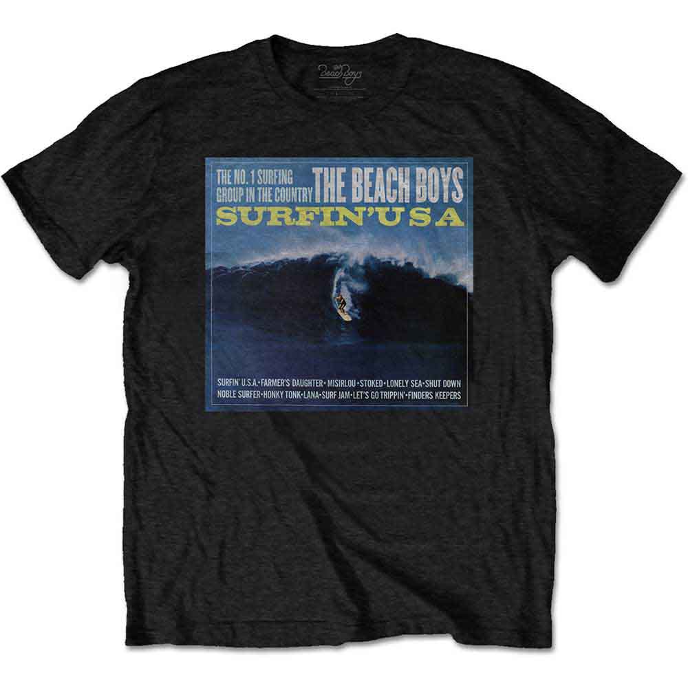 The Beach Boys | Surfin' USA - T-Shirt Black