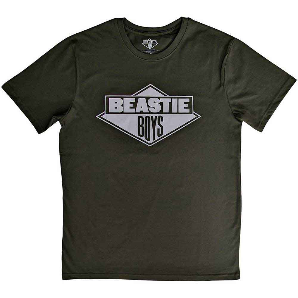 The Beastie Boys | Black & White Logo - T-Shirt Green