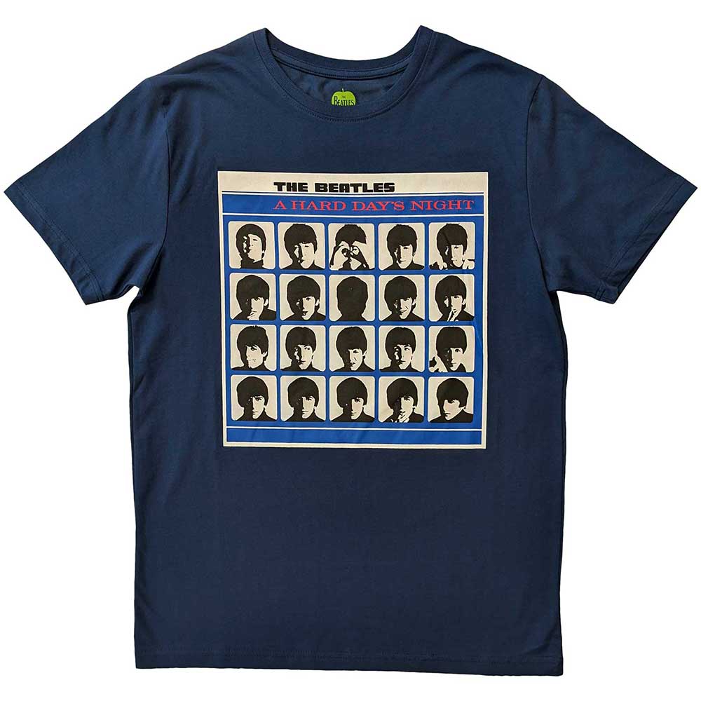 The Beatles | A Hard Day's Night Album Cover - T-Shirt Blue