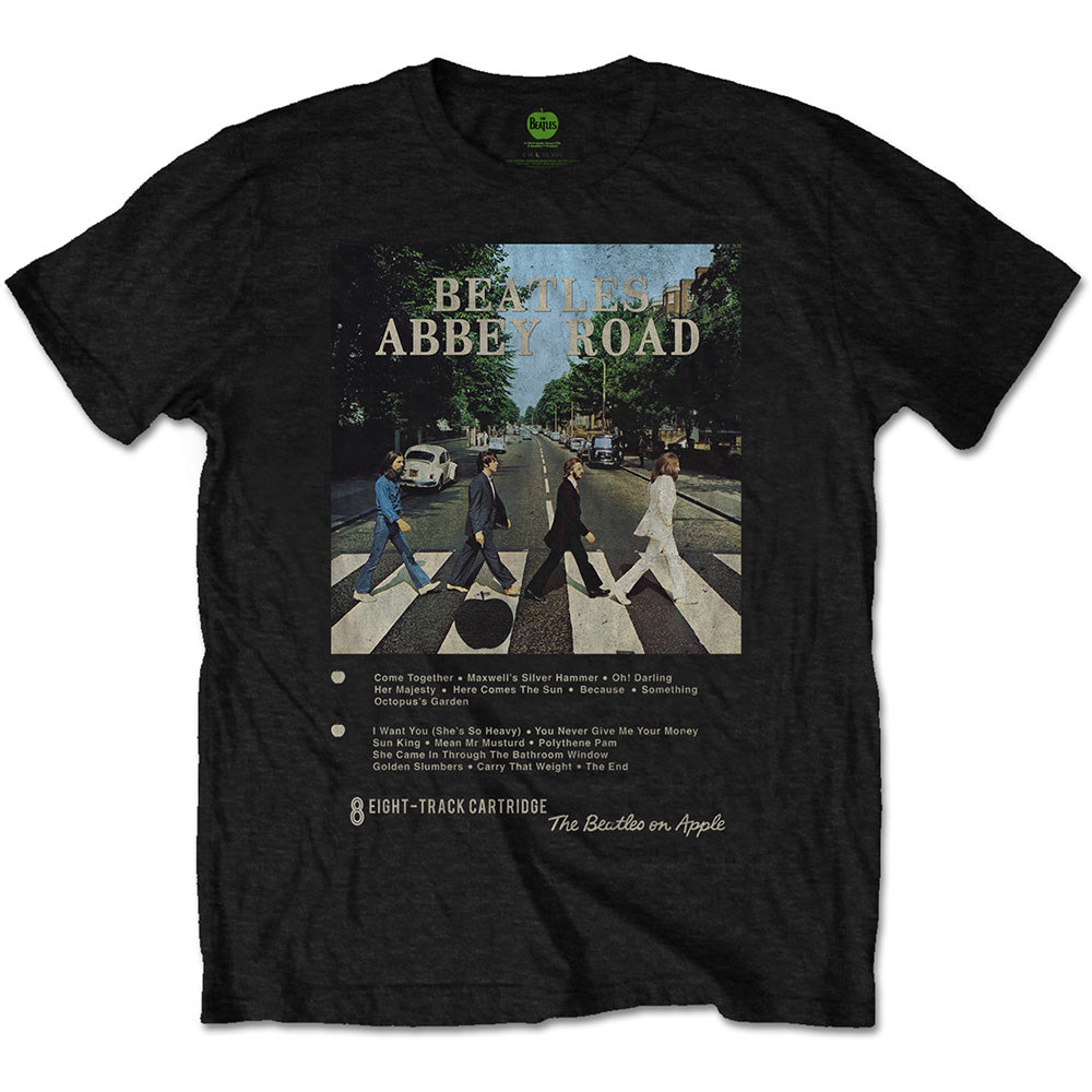 The Beatles | Abbey Road 8 Track - T-Shirt Black