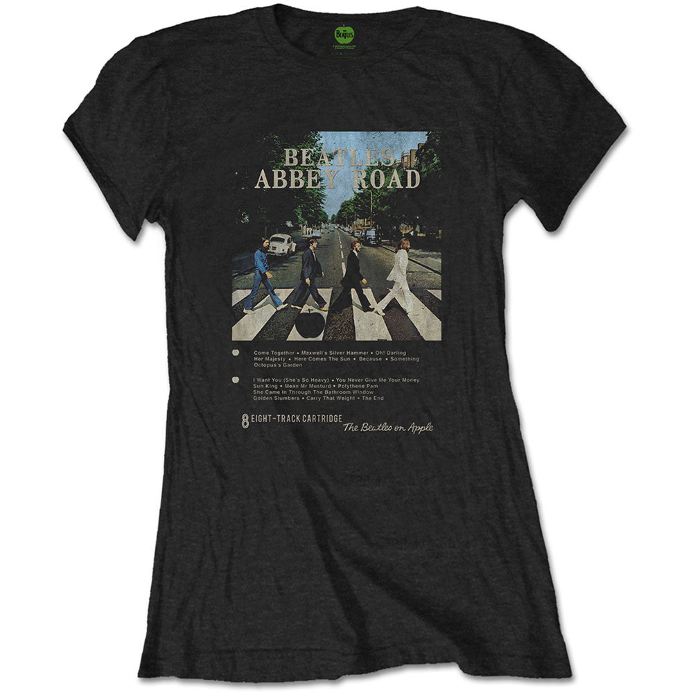 The Beatles | Abbey Road 8 Track - T-Shirt Black