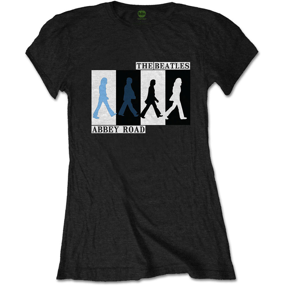 The Beatles | Abbey Road Colours Crossing - T-Shirt Black