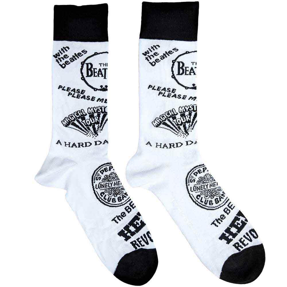 The Beatles | Albums Monochrome - Socks White
