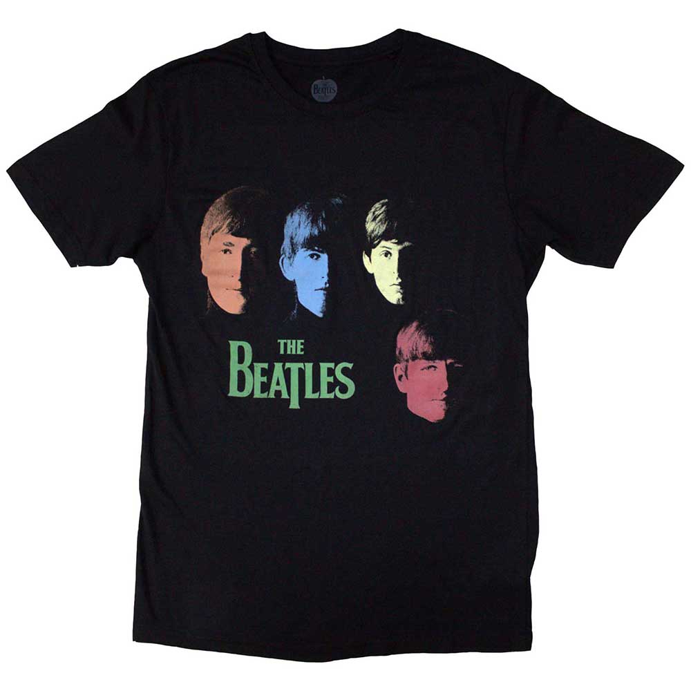 The Beatles | Colour Faces - Black