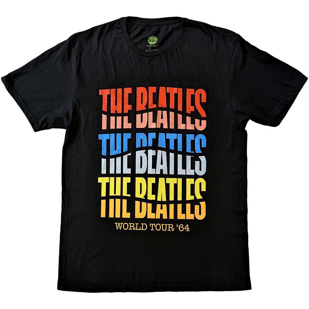 The Beatles | Colour Wave - T-Shirt Black