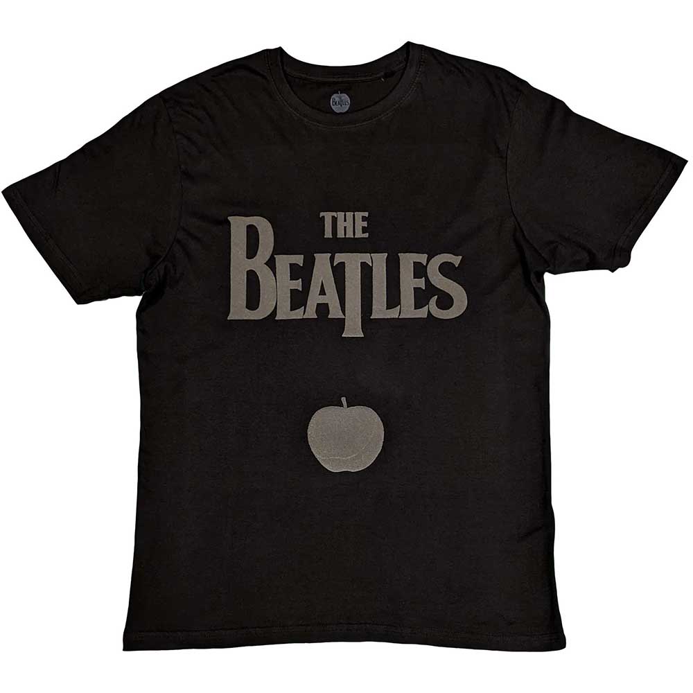 The Beatles | Drop T Logo & Apple - Black