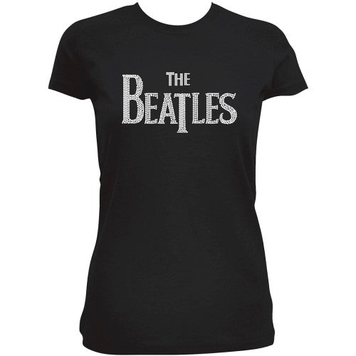 The Beatles | Drop T Logo - T-Shirt Black