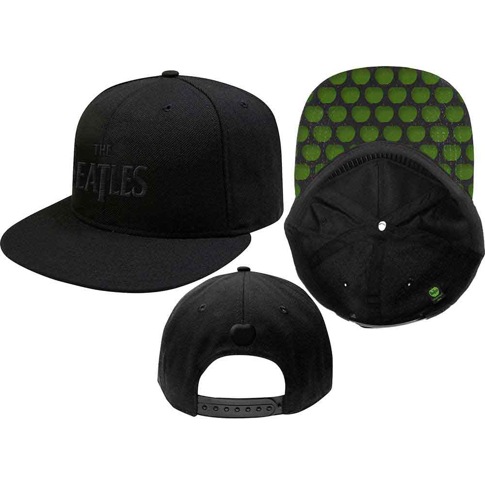 The Beatles | Drop T Logo - Hat Black