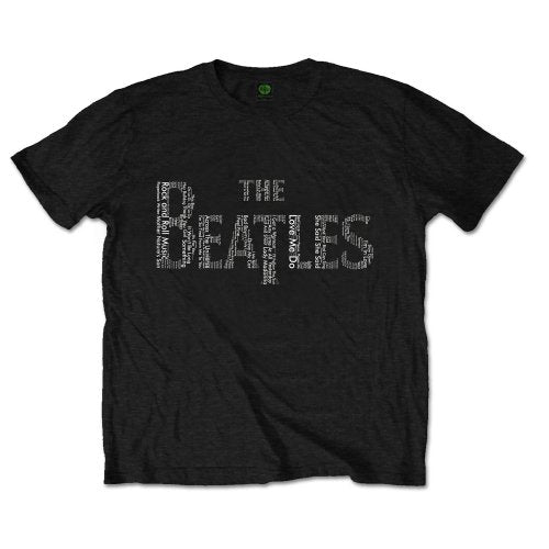 The Beatles | Drop T Songs - T-Shirt Black