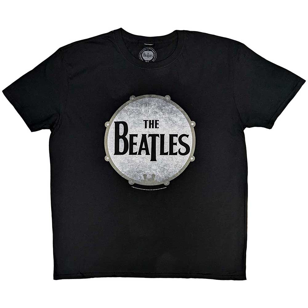 The Beatles | Drum Skin - T-Shirt Black