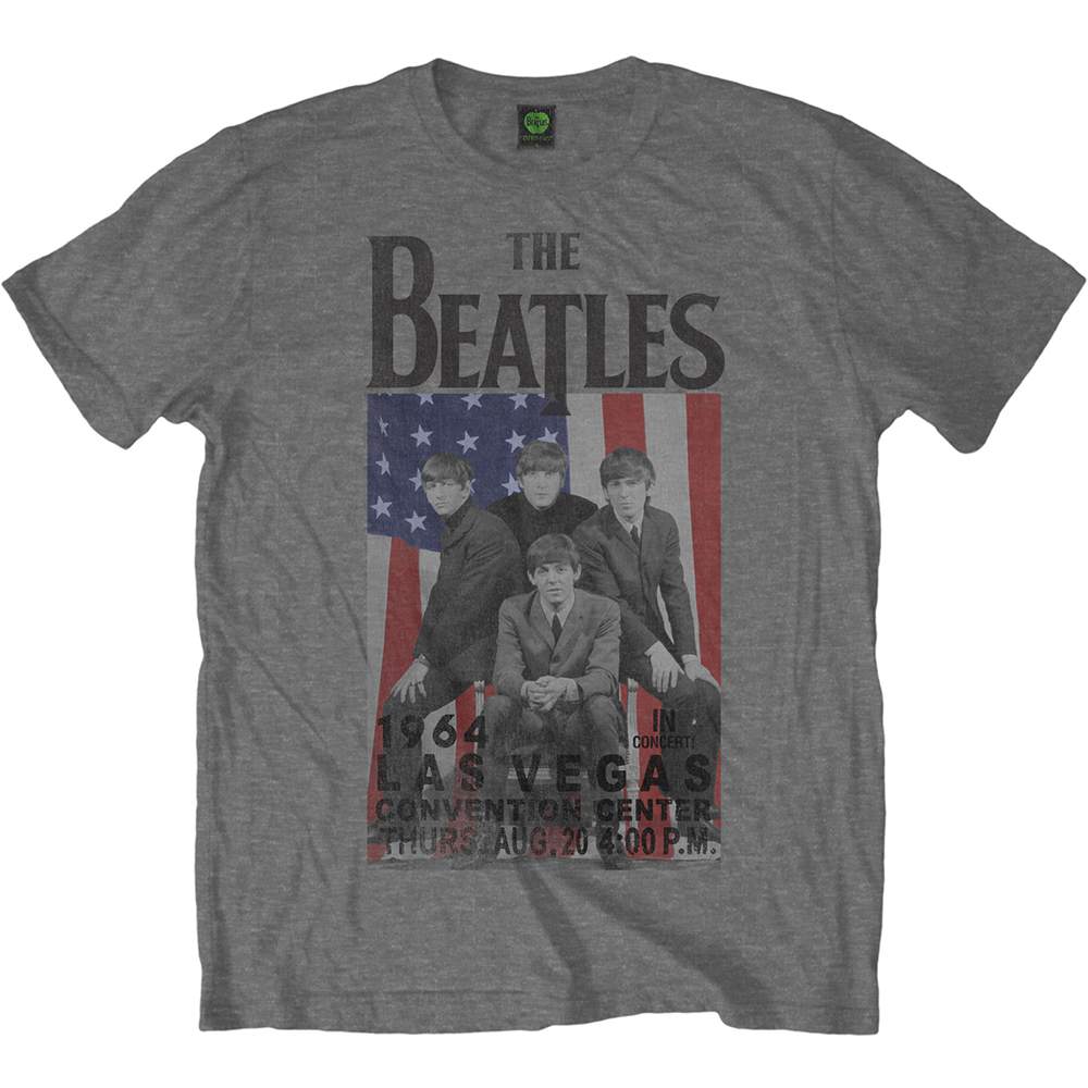 The Beatles | Flag/Vegas - T-Shirt Grey