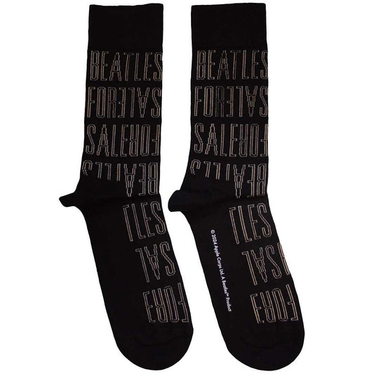 The Beatles | For Sale Text Outlines Repeat - Black