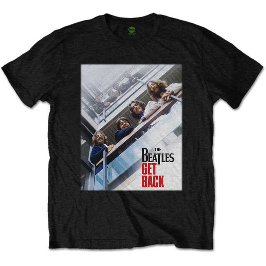 The Beatles | Get Back Poster - T-Shirt Black