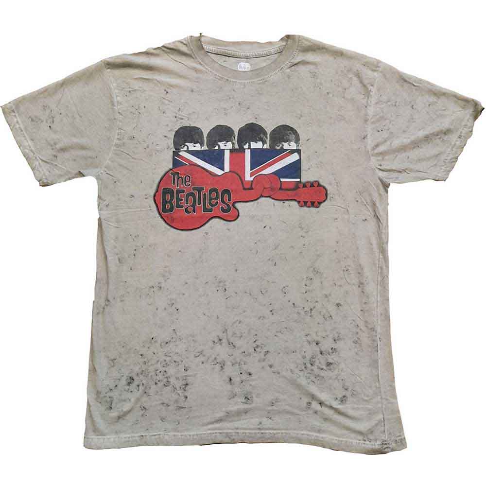 The Beatles | Guitar & Flag - T-Shirt Neutral