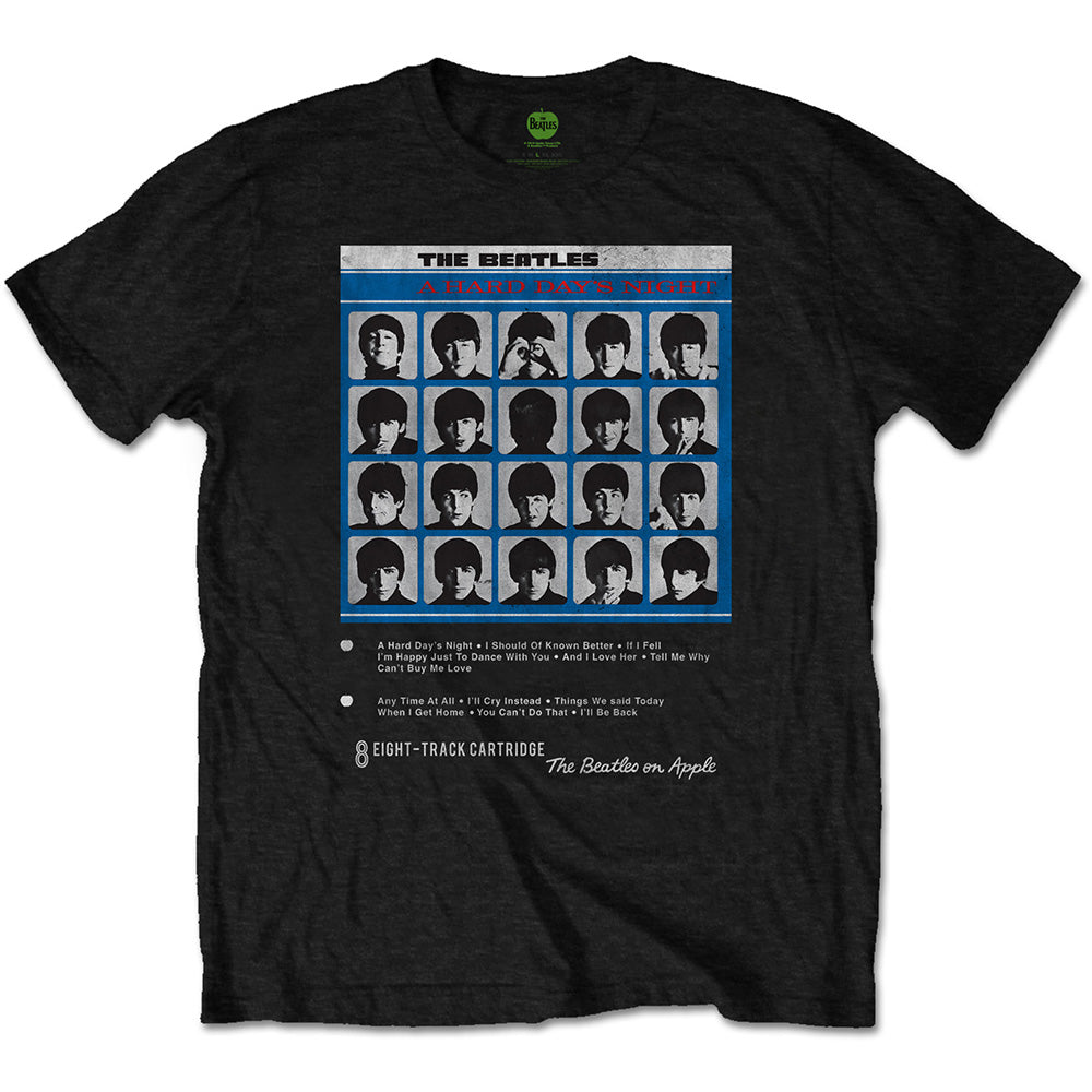 The Beatles | Hard Days Night 8 Track - T-Shirt Black