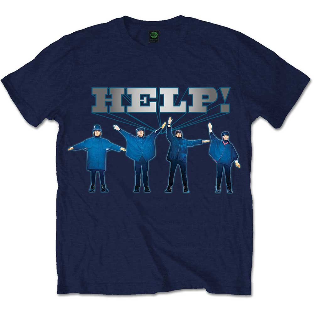 The Beatles | Help! - T-Shirt Blue