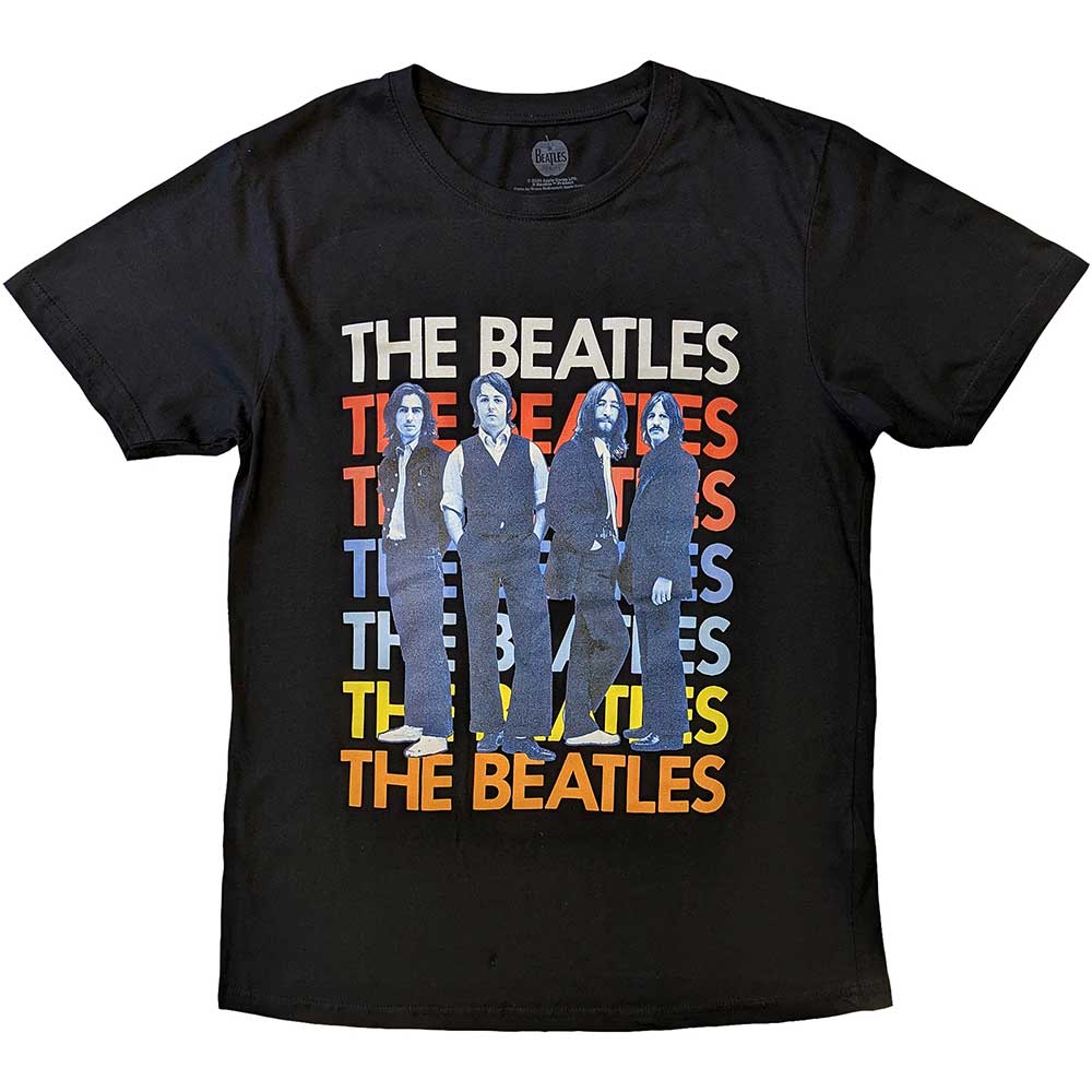 The Beatles | Iconic Multicolour - T-Shirt Black
