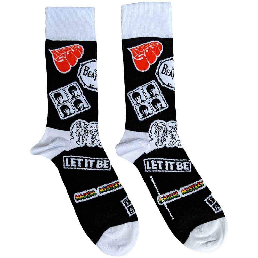 The Beatles | Icons - Socks Black