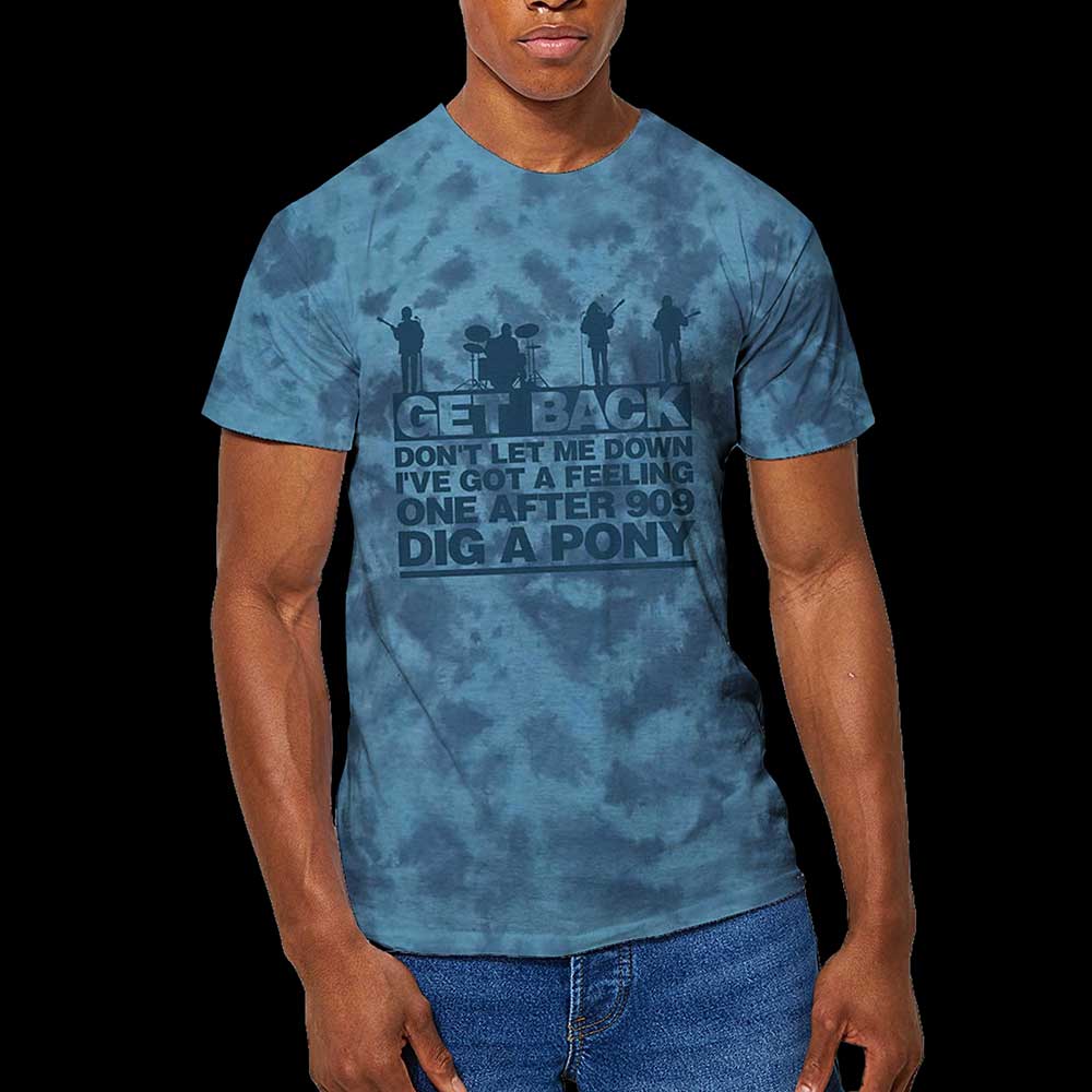The Beatles | Let it Be Songs - T-Shirt Blue