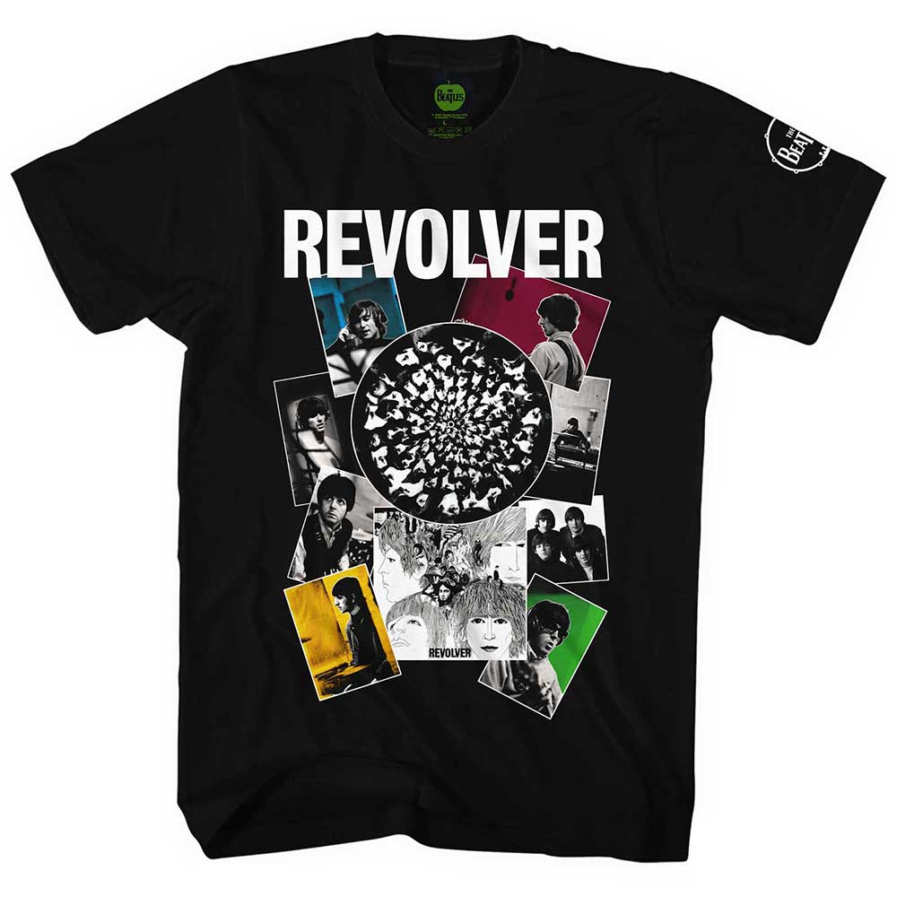 The Beatles | Revolver Montage - T-Shirt Black
