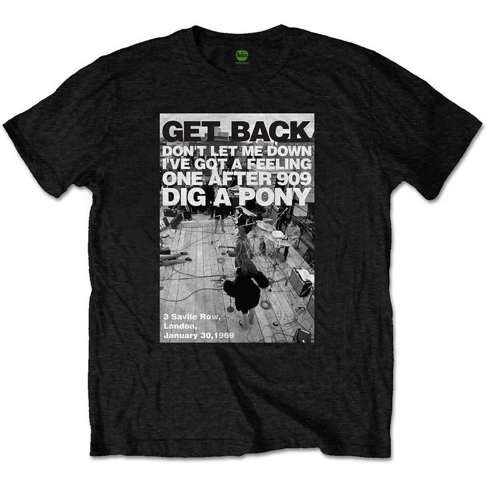 The Beatles | Rooftop Shot - T-Shirt Black