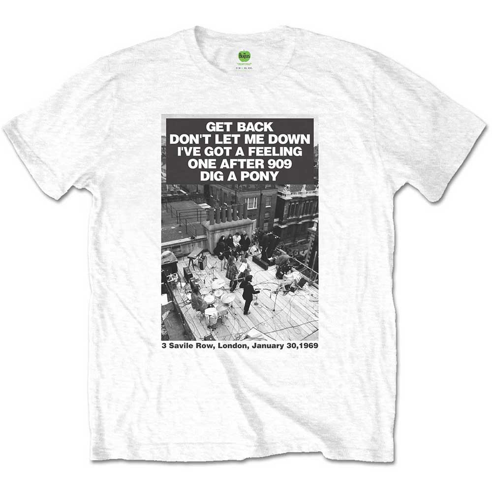 The Beatles | Rooftop Songs - T-Shirt White